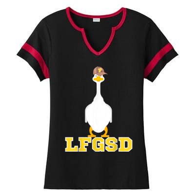 San Diego Goose LFGSD Ladies Halftime Notch Neck Tee