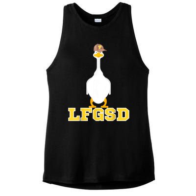 San Diego Goose LFGSD Ladies PosiCharge Tri-Blend Wicking Tank