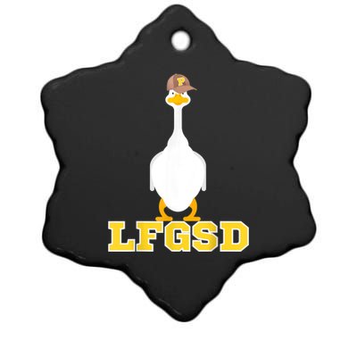 San Diego Goose LFGSD Ceramic Star Ornament