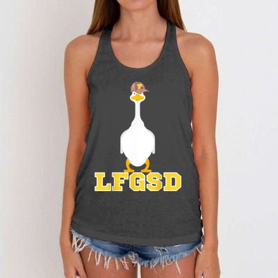 San Diego Goose LFGSD Women's Knotted Racerback Tank