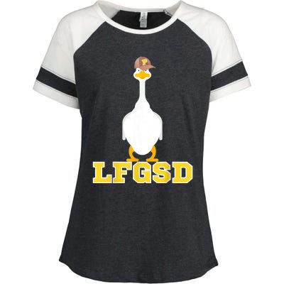 San Diego Goose LFGSD Enza Ladies Jersey Colorblock Tee