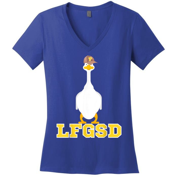 San Diego Goose LFGSD Women's V-Neck T-Shirt