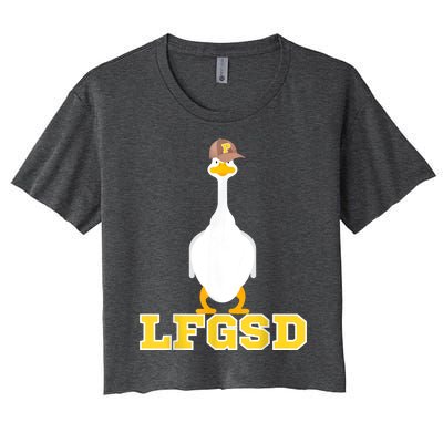 San Diego Goose LFGSD Women's Crop Top Tee