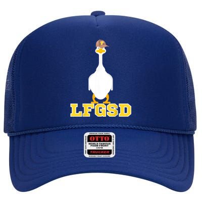 San Diego Goose LFGSD High Crown Mesh Back Trucker Hat