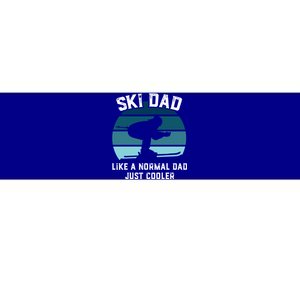 Ski Dad Great Gift Funny Skiing Like A Normal Dad Cooler Cute Gift Bumper Sticker