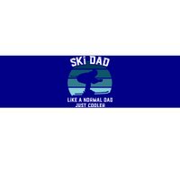 Ski Dad Great Gift Funny Skiing Like A Normal Dad Cooler Cute Gift Bumper Sticker