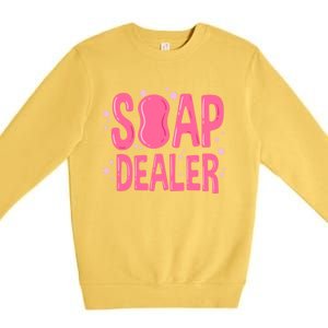 Soap Dealer Gift Soap Maker Handmade Soap Making Soapmaking Gift Premium Crewneck Sweatshirt