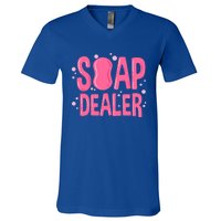 Soap Dealer Gift Soap Maker Handmade Soap Making Soapmaking Gift V-Neck T-Shirt