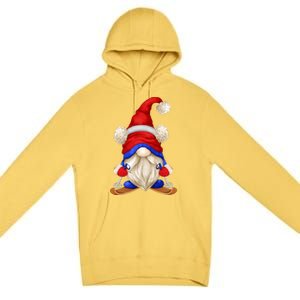 Ski Daddy Gnomie For Grandpa Love Skiing Funny Winter Gnome Meaningful Gift Premium Pullover Hoodie