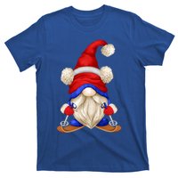 Ski Daddy Gnomie For Grandpa Love Skiing Funny Winter Gnome Meaningful Gift T-Shirt