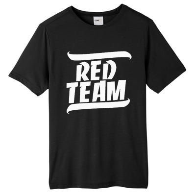 Sports Day Game Day Group Team Colors School Red Team Tall Fusion ChromaSoft Performance T-Shirt