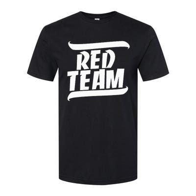 Sports Day Game Day Group Team Colors School Red Team Softstyle® CVC T-Shirt