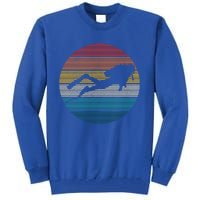 Scuba Diving Great Gift Vintage Retro Ocean Scuba Diver Gift Cute Gift Tall Sweatshirt