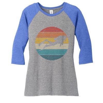 Scuba Diving Great Gift Vintage Retro Ocean Scuba Diver Gift Cute Gift Women's Tri-Blend 3/4-Sleeve Raglan Shirt