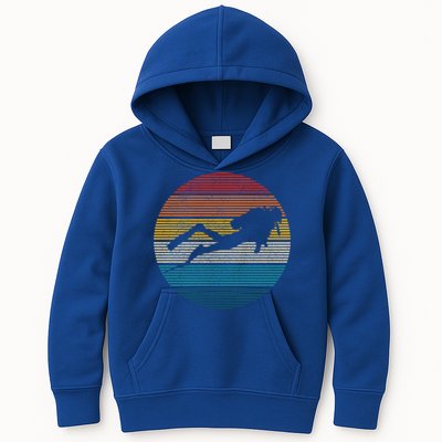 Scuba Diving Great Gift Vintage Retro Ocean Scuba Diver Gift Cute Gift Kids Hoodie