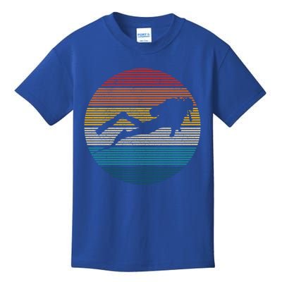 Scuba Diving Great Gift Vintage Retro Ocean Scuba Diver Gift Cute Gift Kids T-Shirt