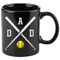 Softball Dad Gift Game Day Funny Gift 11oz C Handle Ceramic Mug