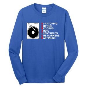 Scratch Dj Gift Tall Long Sleeve T-Shirt