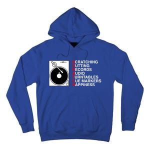 Scratch Dj Gift Tall Hoodie