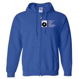 Scratch Dj Gift Full Zip Hoodie