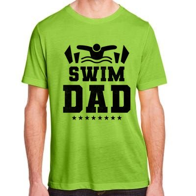 Swim Dad Gift Adult ChromaSoft Performance T-Shirt