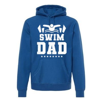 Swim Dad Gift Premium Hoodie