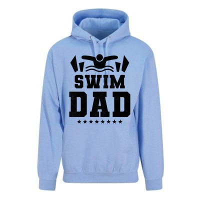 Swim Dad Gift Unisex Surf Hoodie