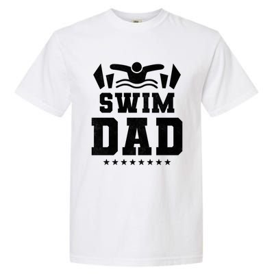 Swim Dad Gift Garment-Dyed Heavyweight T-Shirt