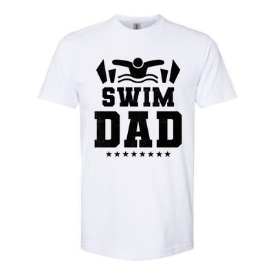 Swim Dad Gift Softstyle CVC T-Shirt