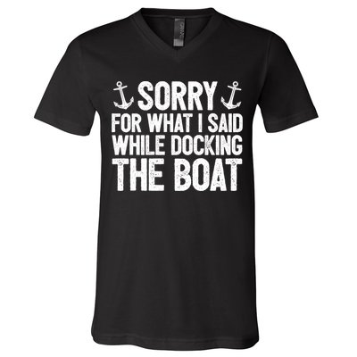 Sailing Dad Gift Sailer Father Sailboat Gift Boating Great Gift V-Neck T-Shirt