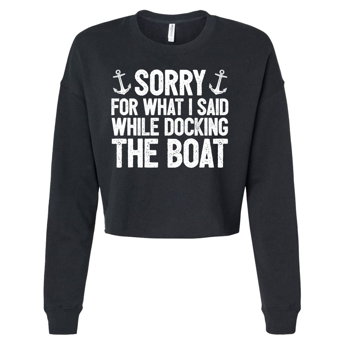 Sailing Dad Gift Sailer Father Sailboat Gift Boating Great Gift Cropped Pullover Crew