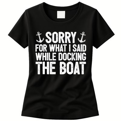 Sailing Dad Gift Sailer Father Sailboat Gift Boating Great Gift Womens T-Shirt