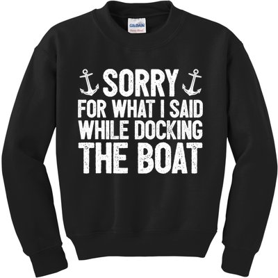 Sailing Dad Gift Sailer Father Sailboat Gift Boating Great Gift Kids Sweatshirt