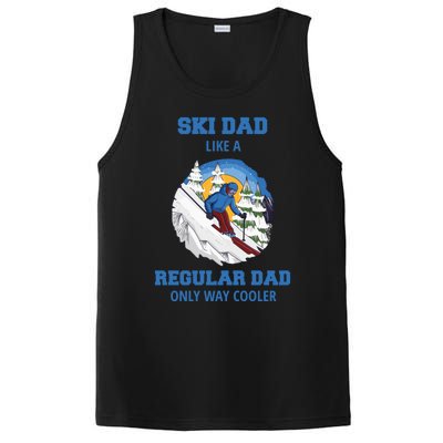 Ski Dad Gift Like A Regular Dad Only Cooler Ski Dad Cute Gift PosiCharge Competitor Tank