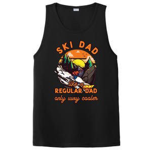 Ski Dad Gift Like A Regular Dad Only Cooler Ski Dad Gift PosiCharge Competitor Tank