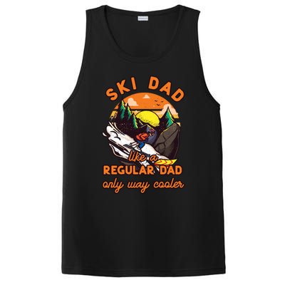 Ski Dad Gift Like A Regular Dad Only Cooler Ski Dad Gift PosiCharge Competitor Tank