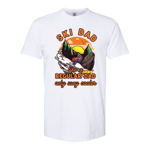 Ski Dad Gift Like A Regular Dad Only Cooler Ski Dad Gift Softstyle CVC T-Shirt