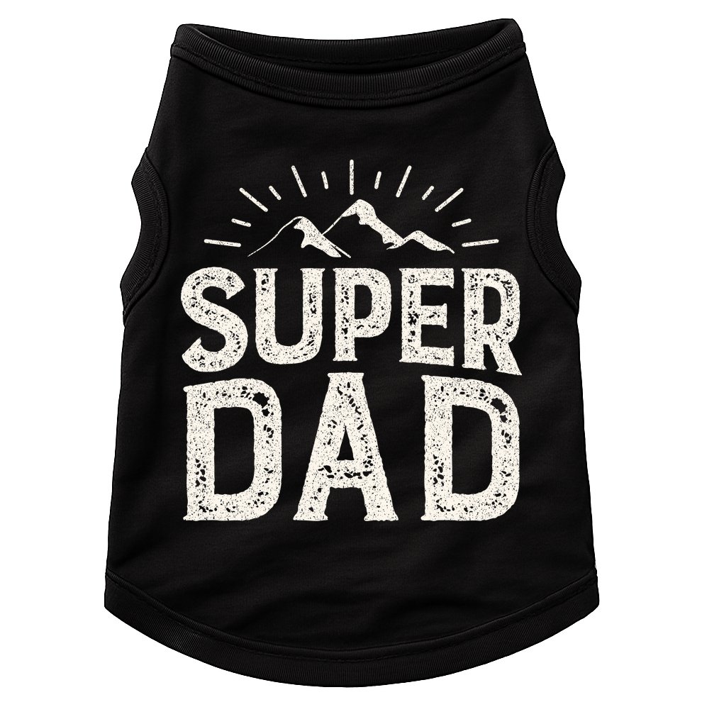 Super Dad Gift For Father's Day Doggie Tank