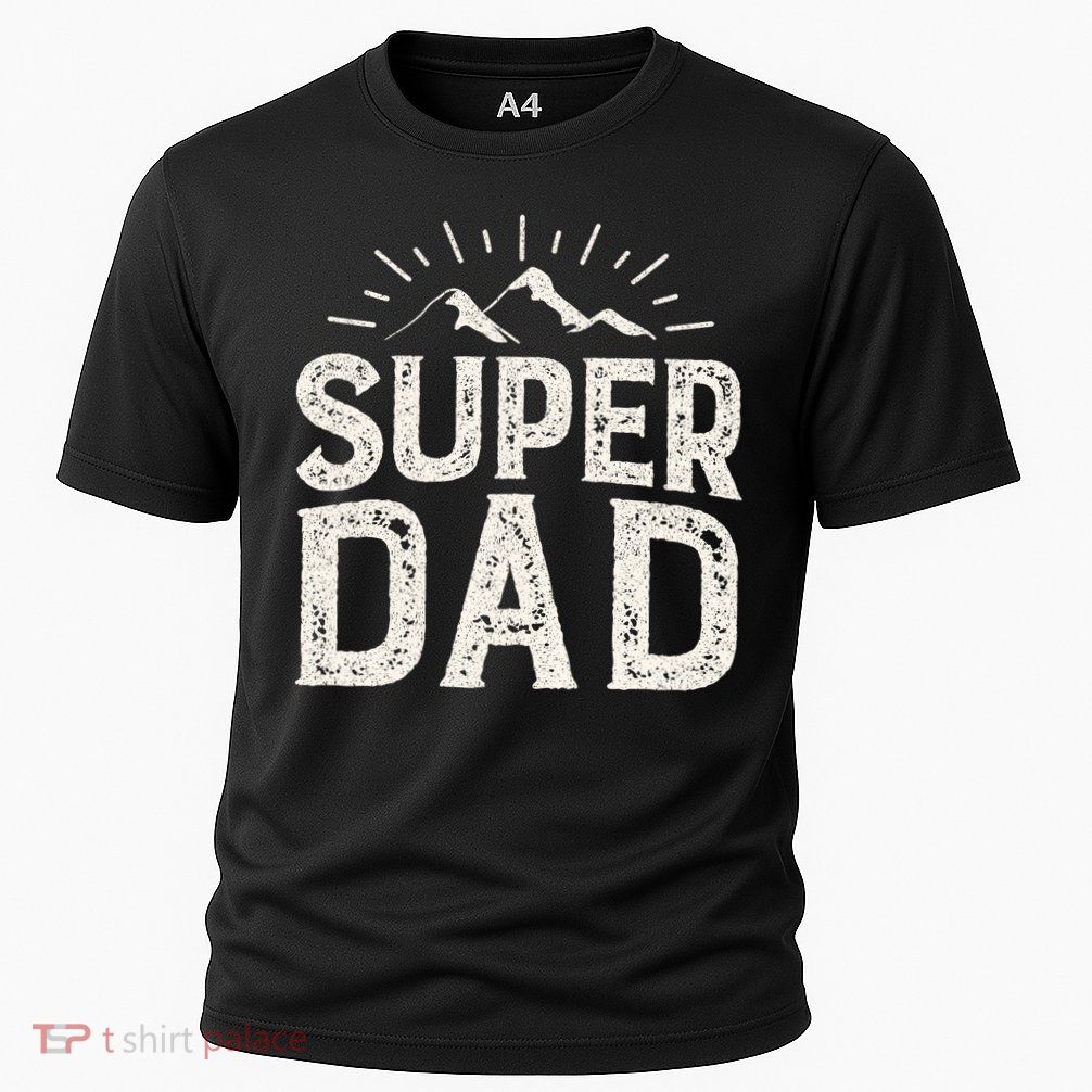 Super Dad Gift For Father's Day Cooling Performance Crew T-Shirt