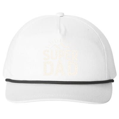 Super Dad Gift For Father's Day Snapback Five-Panel Rope Hat