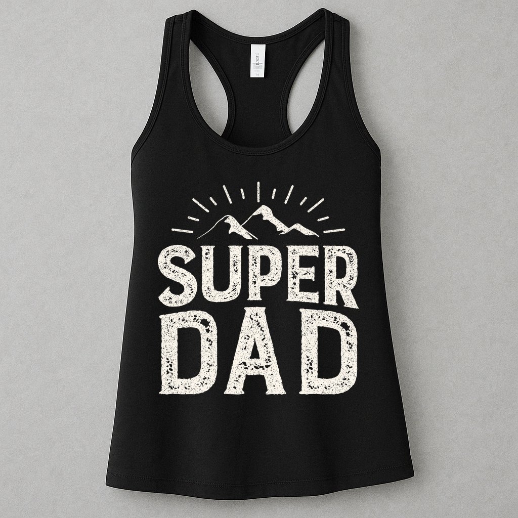 Super Dad Gift For Father's Day Womens Tank Top