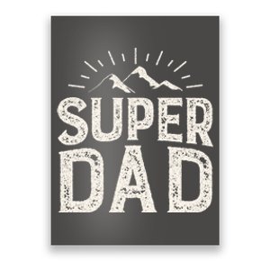 Super Dad Gift For Father's Day Poster