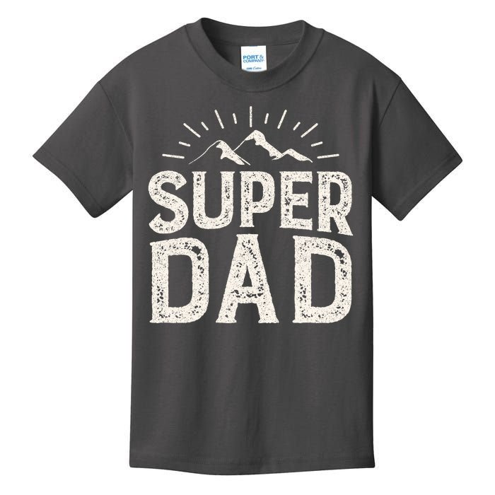 Super Dad Gift For Father's Day Kids T-Shirt