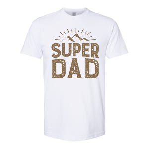 Super Dad Gift For Father's Day Softstyle CVC T-Shirt