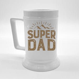 Super Dad Gift For Father's Day Beer Stein