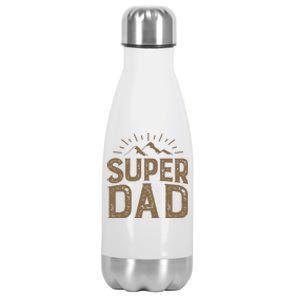 Super Dad Gift For Father's Day Stainless Steel Insulated Water Bottle