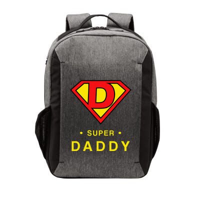 Super Daddy Gift Fathers Day Present Super Hero Vector Backpack