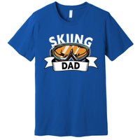 Skiing Dad Great Gift Snow Sport Funny Dad Ski Skiing Gift Premium T-Shirt