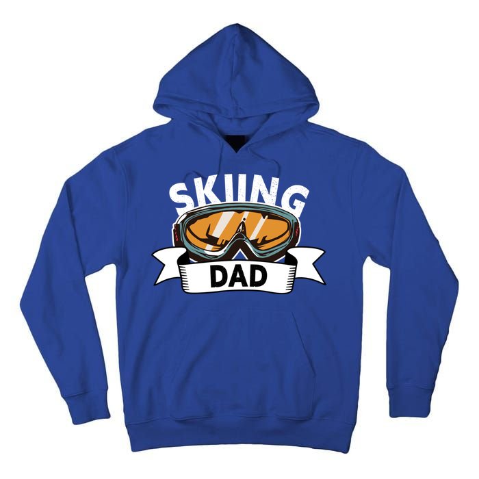 Skiing Dad Great Gift Snow Sport Funny Dad Ski Skiing Gift Tall Hoodie