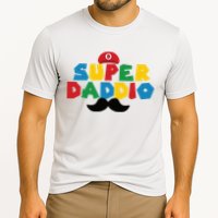 Super Daddio Gamer Dad Moustache Cooling Performance Crew T-Shirt